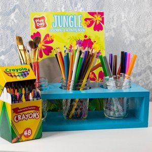 Handcrafted desktop organizer/back to school